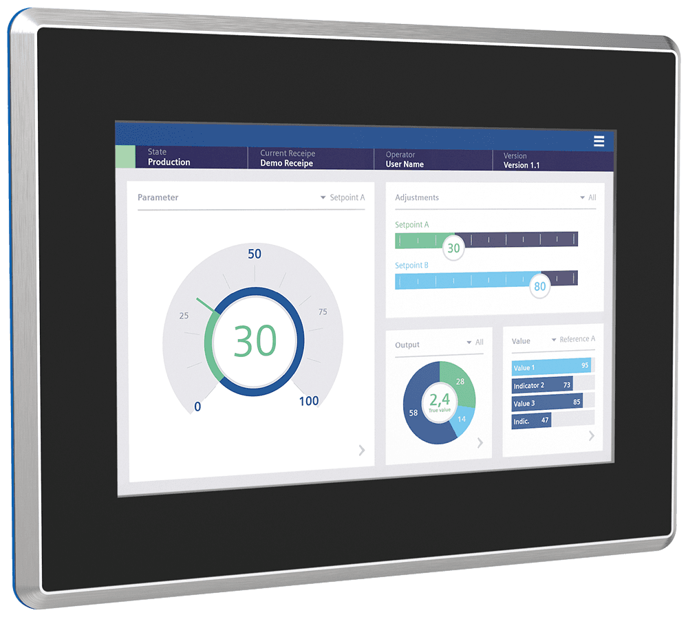 SIMATIC HMI MTP1000 Unified 精智面板 10.1"宽屏TFT（彩色）显示屏