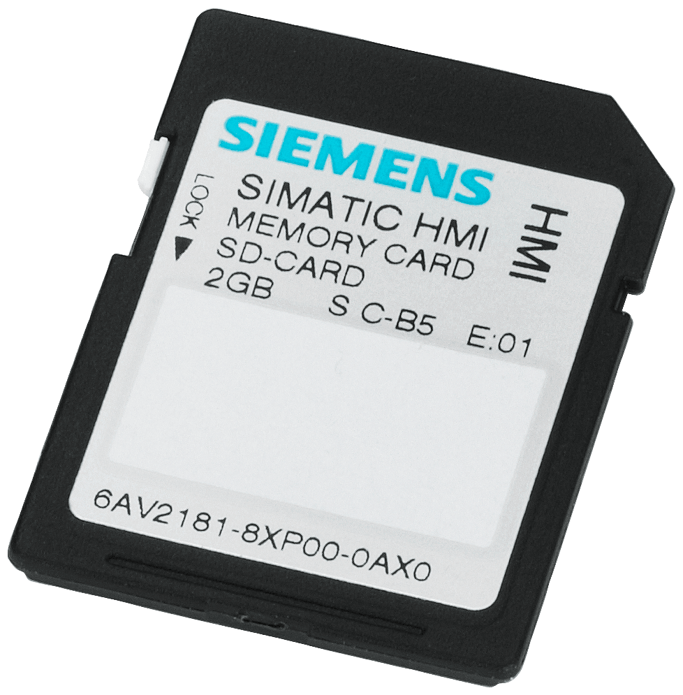 SIMATIC HMI SD 储存卡 2 GB，室内 TIA 博途 V11 或以上版本