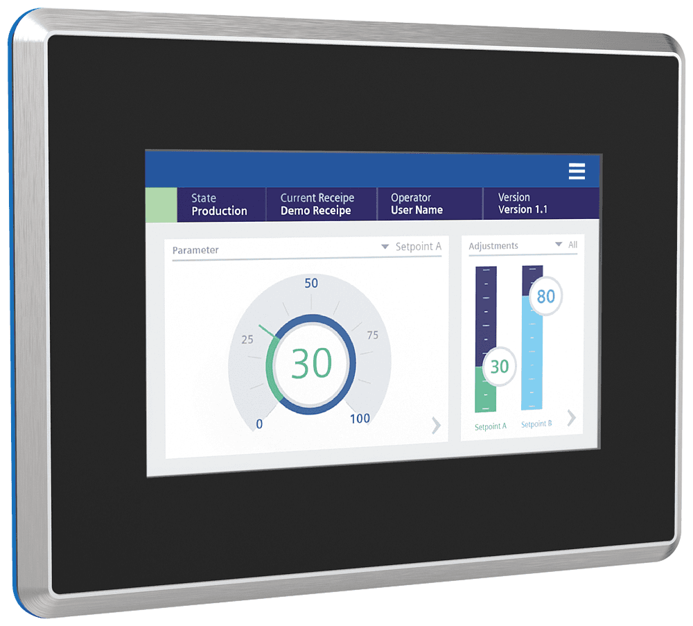 SIMATIC HMI MTP700 Unified 精智面板 7"宽屏TFT(彩色)显示屏